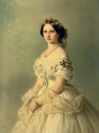 Retrato de la Princesa de Baden, 1856 de Franz Xaver Winterhalter